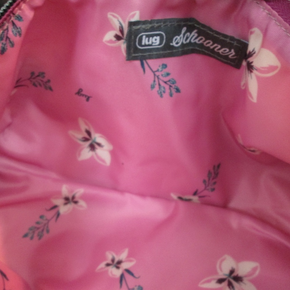 Lug Schooner Cosmetic Bag Set - Pink and Purple - Picture 4 of 5